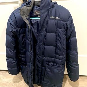 Eddie Bauer down jacket EB550 knee length